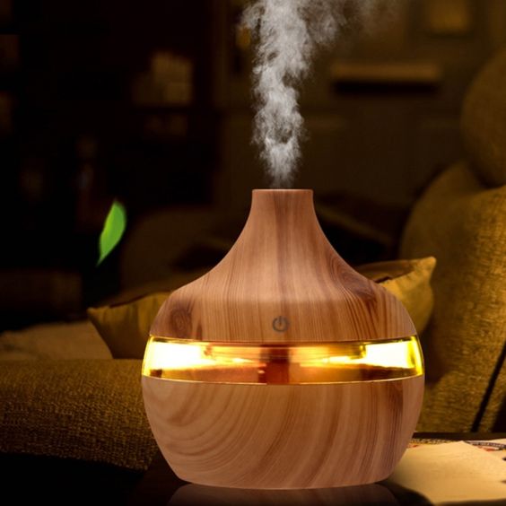 Umidificador Ultrassônico com LED - Aromatizador de Ar USB