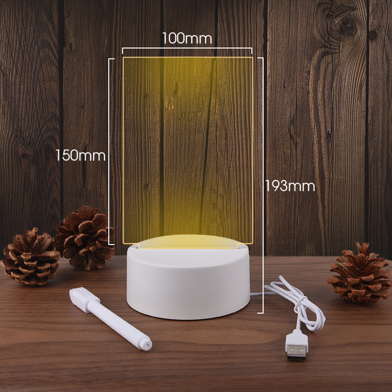 Luminária Quadro de Recados LED – Anotações Iluminadas
