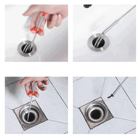 Desentupidor Profissional com Garras - Remove Cabelos e Resíduos em 10s