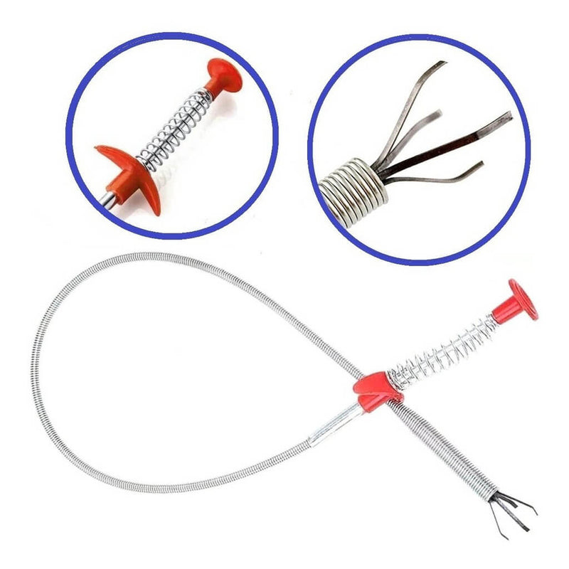 Desentupidor Profissional com Garras - Remove Cabelos e Resíduos em 10s