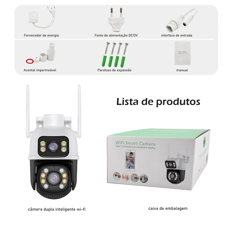 Câmera de Segurança Inteligente A28B – Monitoramento Total 24h