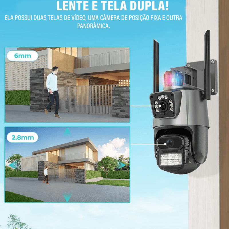 Câmera de Segurança VisionGuard 4K – Vigilância Inteligente e Imagens Ultra HD