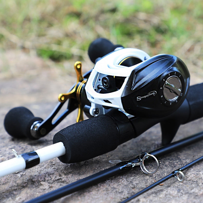 Kit Pesca Premium – Carretilha 10 Rolamentos + Vara Fibra de Vidro - OOIACHEI